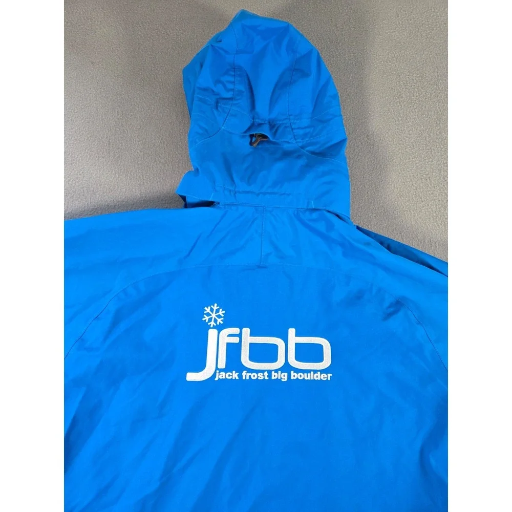 The North Face Snowboard Jacket Mens 2XL Blue Hyvent Ski Patrol Waterproof Hood